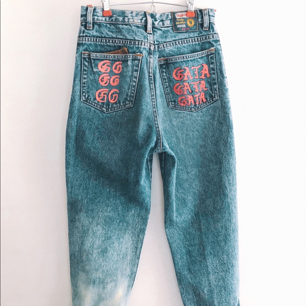 University of Florida “go gata” gator jeans